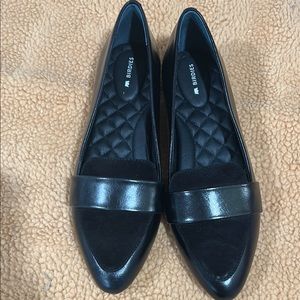 Birdies Black Quilted Flats for Elegant Comfort